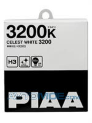 Лампа накаливания Bulb Celeset White 3200K H3 HX303H3 PIAA (фото №1)