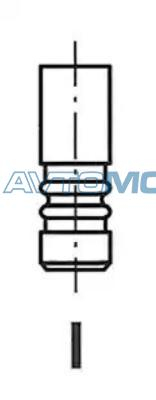 Клапан выпускной R6003BMCR Freccia (фото №1)