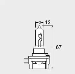 Лампа H9B 64243 Osram (фото №3)