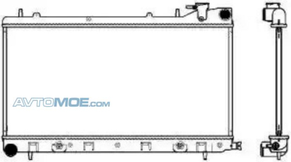 Радиатор охлаждения 34211013 Sakura (фото №1)