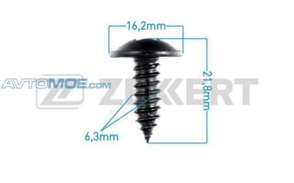 Саморез крепежный BE2587 ZEKKERT (фото №1)